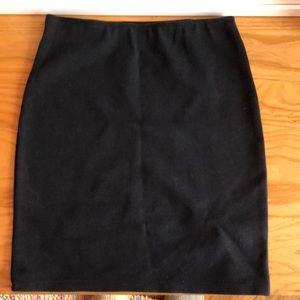 Black pencil skirt